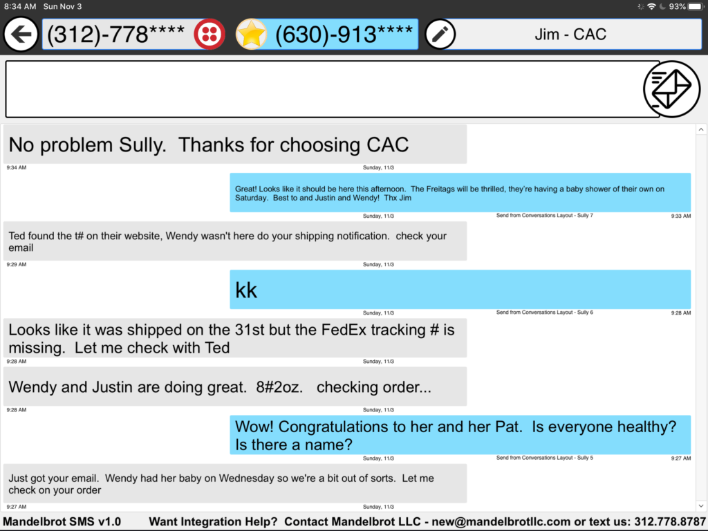 FM Go iPad Conversation Layout