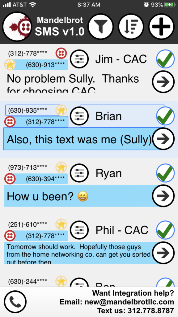 FM Go iPhone Main Layout